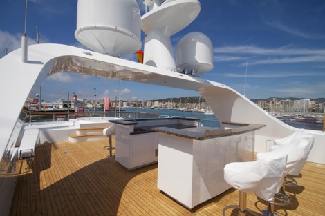 Image for article 'Paramour' refit completed in time for 2012 charter season